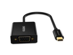 Adaptor USB-C tata - VGA mama Choetech V01, Full HD, 0.2 m
